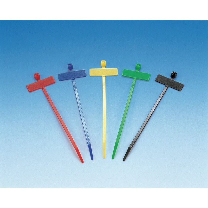 HellermannTyton - Kabelbinder Kennzeichnungsbinder IT18R-PA66-NA-C1 natur − 100 Stück