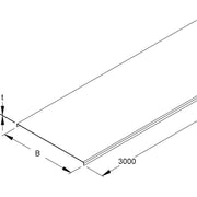 Niedax - Deckel für Kabeltragsystem Deckel für Kabelrinne RDS 500 505x3000mm − 3 Meter