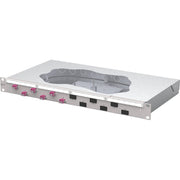 Metz Connect - Patchpanel LWL Patchfeld splice 1504577506-F 6xLC-D OM4 − 1 Stück