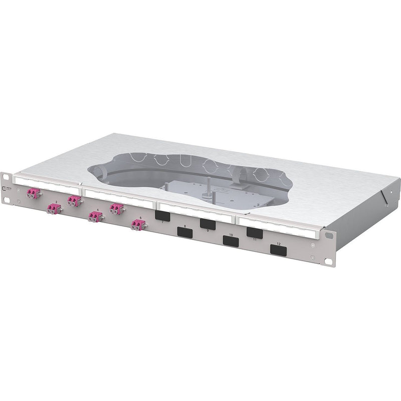 Metz Connect - Patchpanel LWL Patchfeld splice 1504577506-F 6xLC-D OM4 − 1 Stück