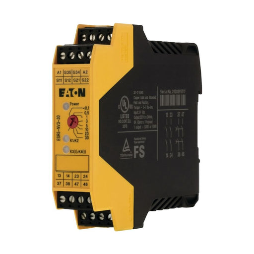 Eaton - Gerät zur Überwachung von sicherheitsgerichteten Stromkreisen Sicherheitsrelais ESR5-NV3-30 verzögert 24VDC