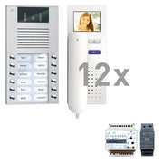 TCS Tür Control - Türsprech-Set Videopack 12 PVE15120-0010 AVE 12 Tasten AP