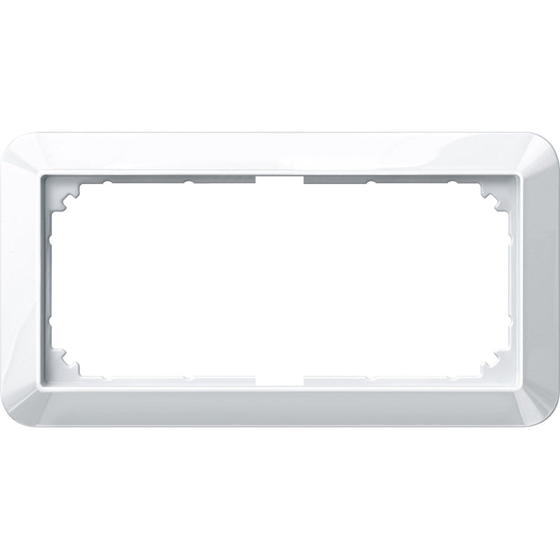 Merten - Abdeckrahmen Rahmen 2f.pws/gl 389819 ohne Mittelsteg