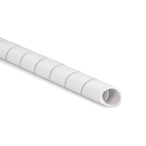 HellermannTyton - Kabelbündelungsschlauch Spiralschlauch SBPEFR16 WH-PE − 30 Meter