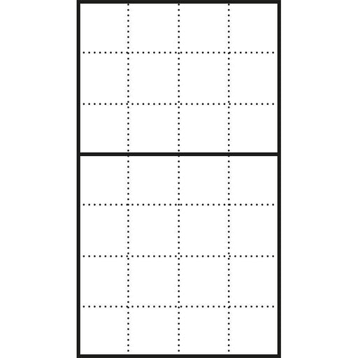 Siedle&Söhne - Montageelement für Türstation Kombirahmen KR 611-7/4-0 W Weiß