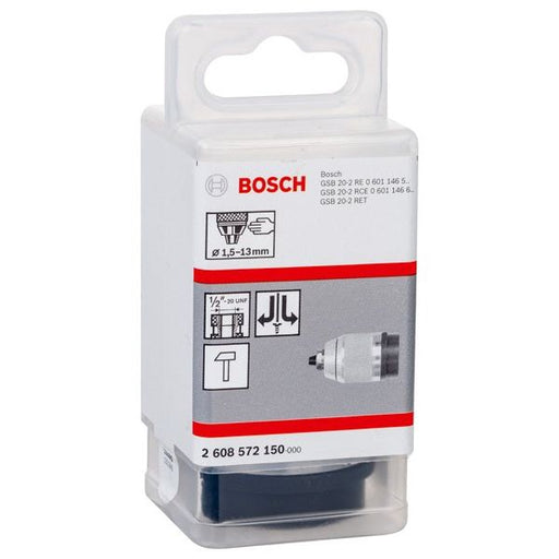 Bosch - Bohrfutter Schnellspannbohrfutter 2608572150 mattverchromt 1,5
