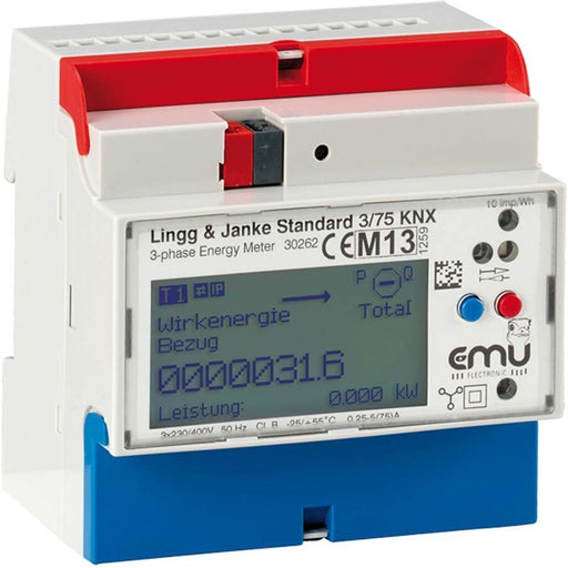Lingg&Janke - Elektrizitätszähler Energiezähler EZ-EMU-DSTD-D-REG-FW Standard KNX REG 3-P