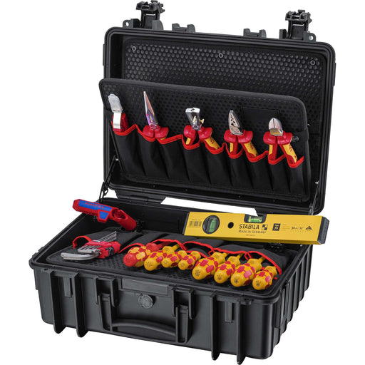Knipex - Werkzeugset Werkzeugkoffer 24-tlg. sw 00 21 34 HL S2 robust23 Start Elekt