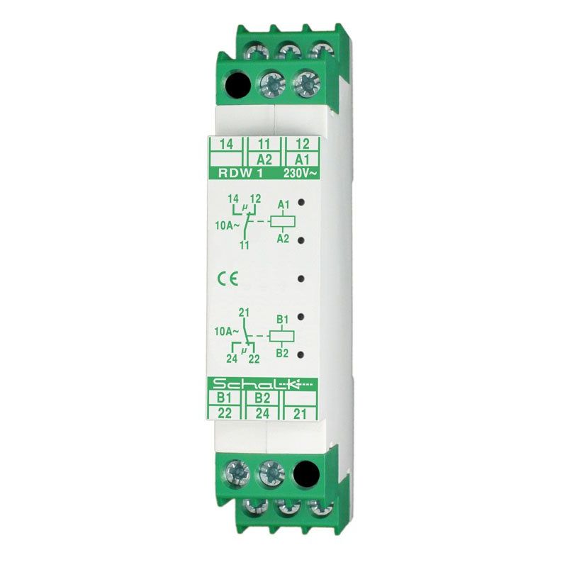 Schalk - Schaltrelais Doppelrelais RDW 1 (230V AC) 2W 10A