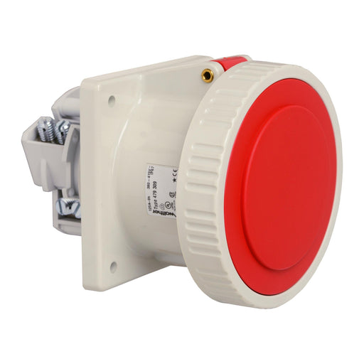 Walther Werke - CEE-Anbausteckdose (IEC 60309) Anbaudose gerade 125A 479309 3P 400V 9h IP67