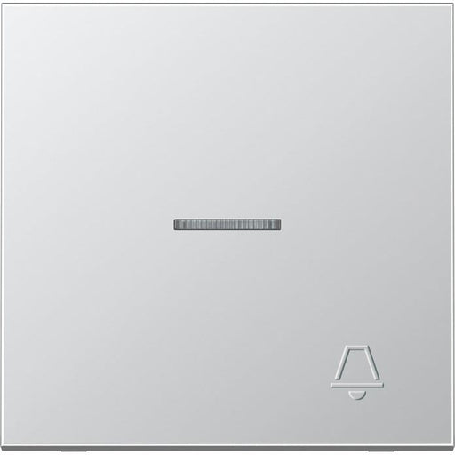 Jung - Abdeckung/Bedienelement für Installationsschalterprogramme Wippe geprägtes Symbol AL 2990 KO5 KP Klingel aluminium