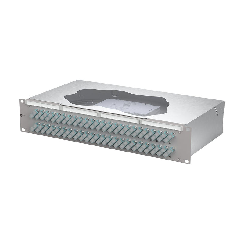 Metz Connect - Patchpanel LWL Patchfeld splice 150485BA48-E 48xSC-D OM3