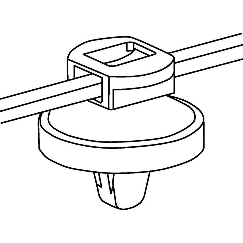 HellermannTyton - Kabelbinder Befestigungsbinder 150-37799(500) 200x4,6 schwarz − 500 Stück