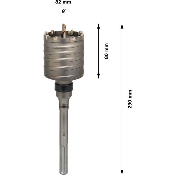 Bosch - Bohrkrone PRO SDS max-5 Bohrkrone, F00Y145196 einteilig 82 x 80 x