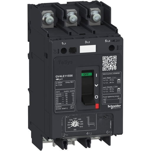 Schneider Electric - Leistungsschalter für Motorschutz Motorschutzschalter GV4LE80S6 80A 3P 100kA