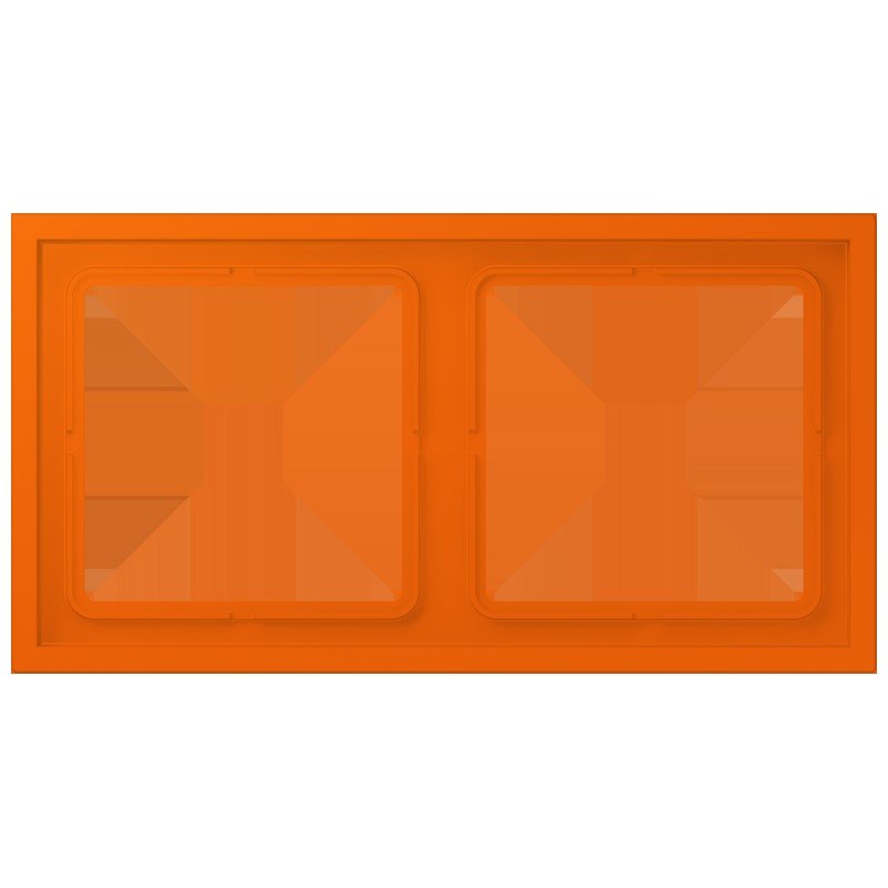 Jung - Abdeckrahmen Rahmen 2-fach LCZ 982 BF 224 orange