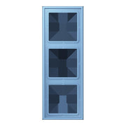 Jung - Abdeckrahmen Rahmen 3-fach LC 983 256 bleu ceruleen 59