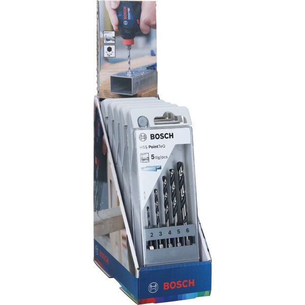 Bosch - Bohrer-Set HSS PointTeQ 2607002825 Sechskantbohrer-Set