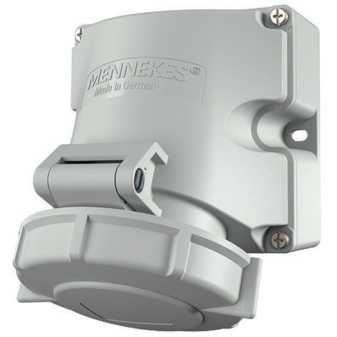 Mennekes - CEE-Steckdose (IEC 60309) Wanddose 9327 16A4p12h, nach TR