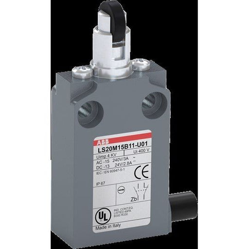 ABB Stotz S&J - Einzelpositionsschalter Kompakt-Pos.schalter LS20M15B11-U01 Metall-Gehäuse IP67