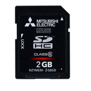 Mitsubishi Electric - Zubehör/Ersatzteile für Steuerungen SD Speicherkarte 2 GByte NZ1MEM-2GBSD