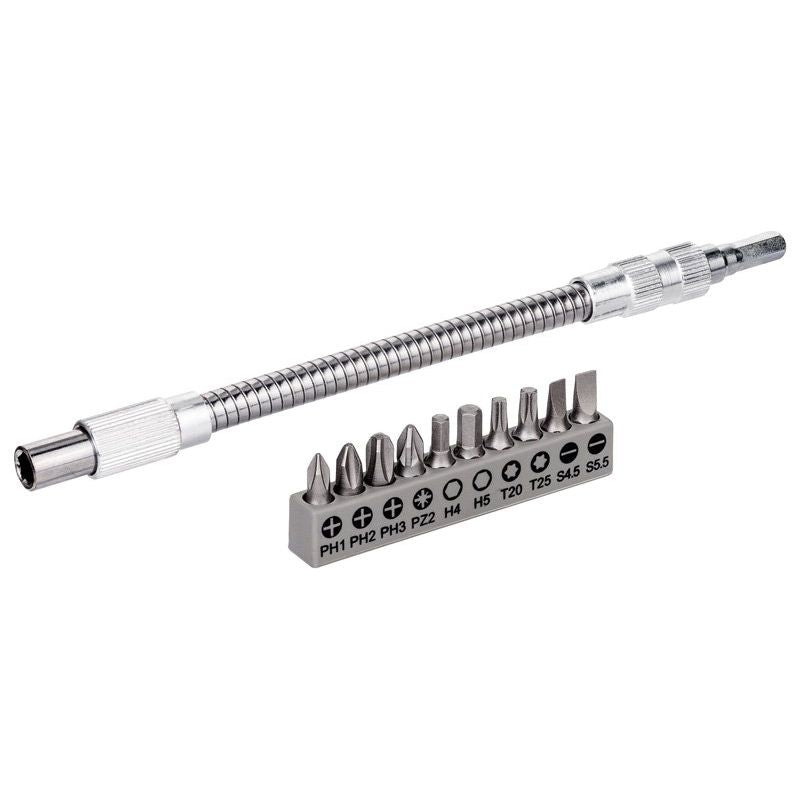 Bosch - Bit-Set 11 Stk. flexible 2608522376 Verlängerung aus