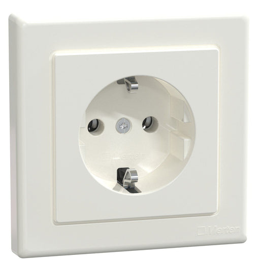 Merten - Steckdose SCHUKO-Steckdose pws MEG2301-1519 volle Abdeckplatte
