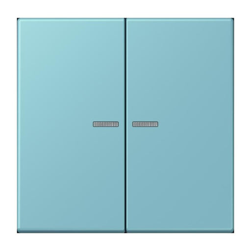 Jung - Abdeckung/Bedienelement für Installationsschalterprogramme Wippe mit Lichtleiter LC 102 KO5 213 ceruleen moyen