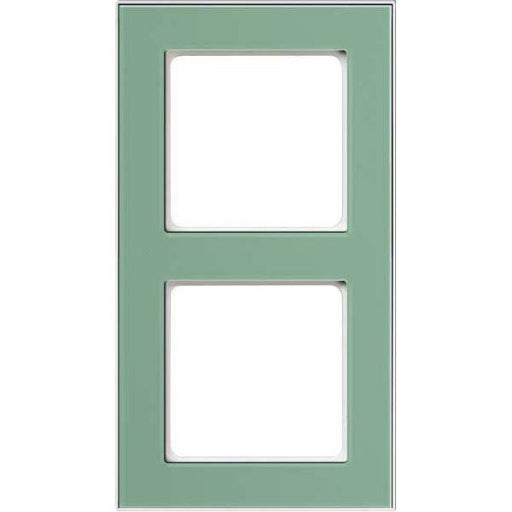 Peha - Abdeckrahmen Rahmen 2-fach D 20.672.243.022 Glaseffekt jade-rws