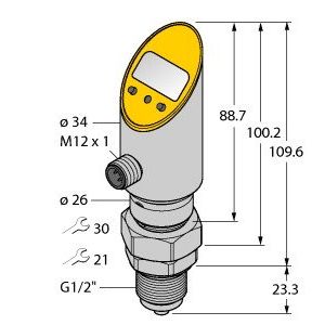 Turck - Druckschalter Drucksensor PS600R-508 #6834058 verdrehbar − 1 Stück