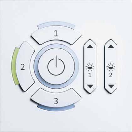 Zumtobel - Elektrisches Zubehör/Ersatzteile für Leuchten Bediengerät DALI-CCW 01/02/03b+c 1/2/3 Li1/Li2