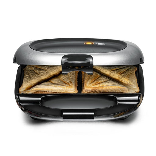 Rommelsbacher - Toaster Sandwich Maker ST 1000 sw/si 2-fach XL
