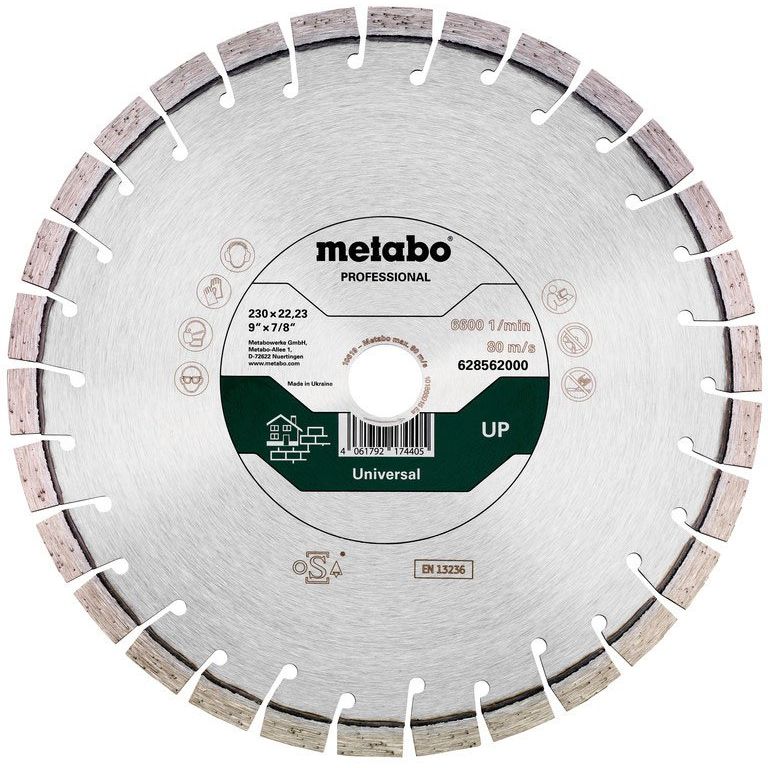 Metabowerke - Trenn-/Schleifscheibe Diamanttrennscheibe UP 628562000 230x22,23mm
