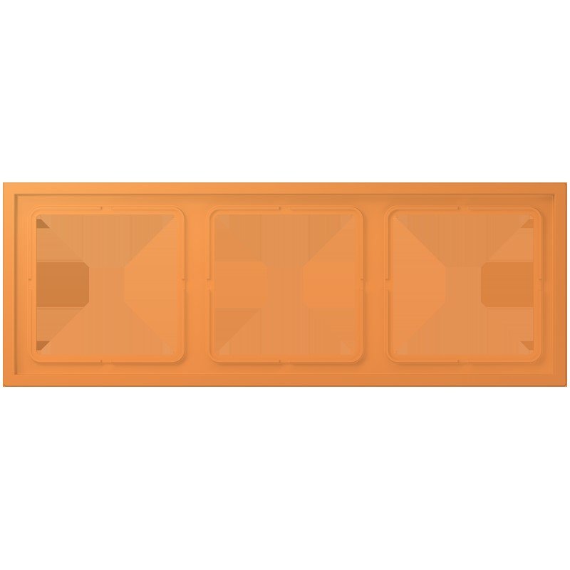 Jung - Abdeckrahmen Rahmen 3-fach LCZ 983 BF 225 orange clair