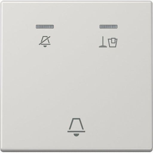 Jung - Abdeckung/Bedienelement für Installationsschalterprogramme Hotelwippe Außenstelle LS CU KO5 M LG Nicht stören+Klingel