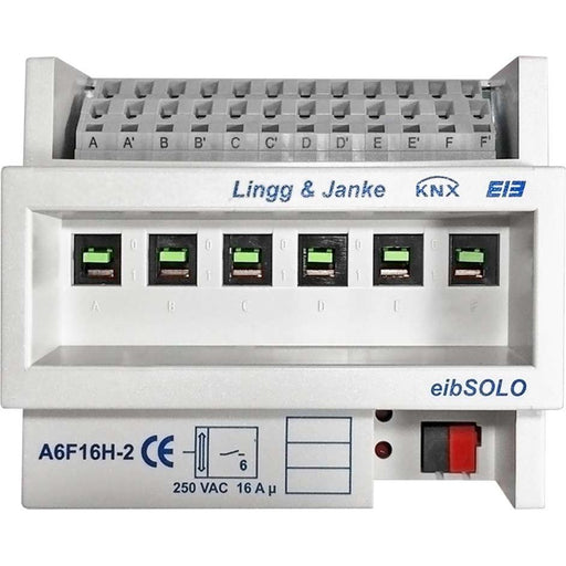 Lingg&Janke - Bussystem-Schaltaktor Schaltaktor 6-fach A6F16H-2 16A 250V 6TE