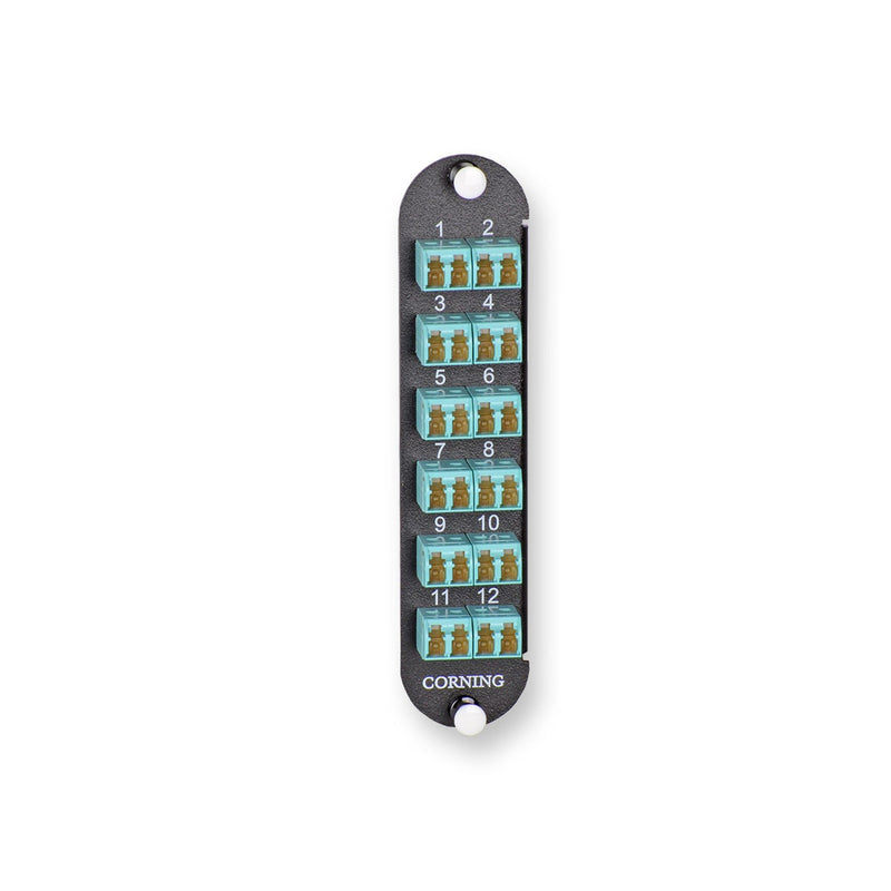 Corning - Moduleinsatz für Patchpanel LWL CCH Adapter Panel CCHE-CP24-AD LCDuplex,OM3/OM4
