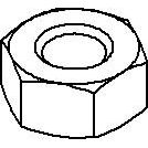 Niedax - Mutter Sechskantmuttern SM 8 − 100 Stück