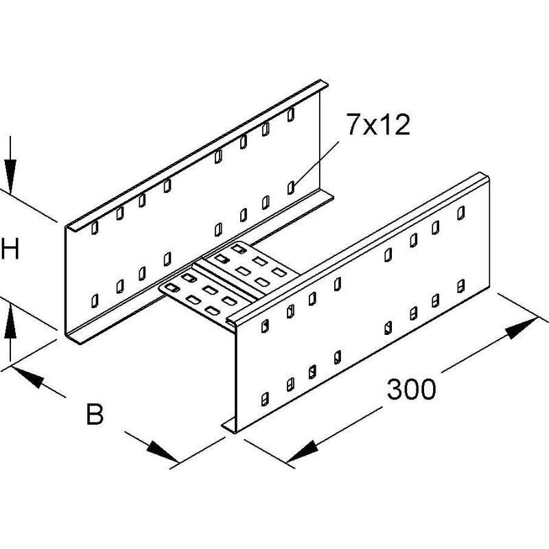 Niedax - Verbinder für Kabeltragsystem Verbinder RVV 110.200