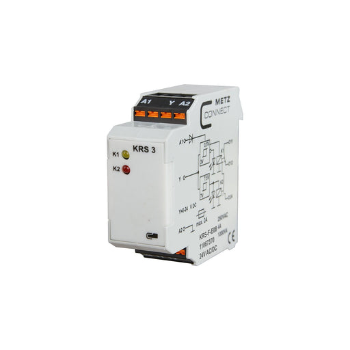 Metz Connect - Schaltrelais KRS-F-E08 3 24 V AC/DC 11067370 − 5 Stück