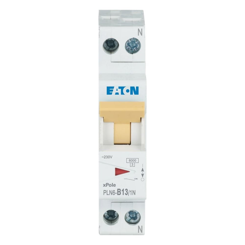 Eaton - Leitungsschutzschalter PLN6-B13/1N-DE 13A, 1p+N,Steckkl. B