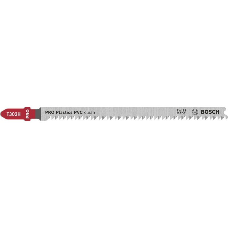 Bosch - Stichsägeblatt PRO Plastics PVC clean 2608667448 T302H Stichsägeblatt