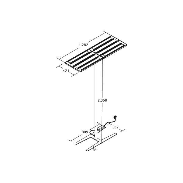 Brumberg Leuchten - Stehleuchte LED-Stehleuchte d/i 77414694MS 4000K