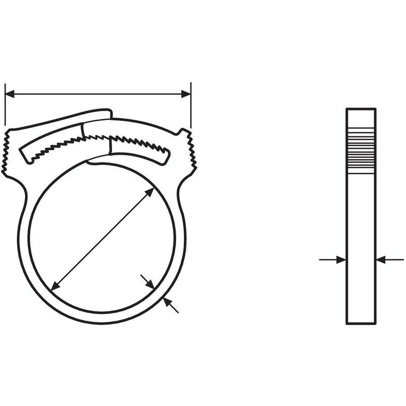 HellermannTyton - Befestigungsschelle für Kabel/Rohre Befestigungsschelle 192-10500(100) schwarz − 100 Stück