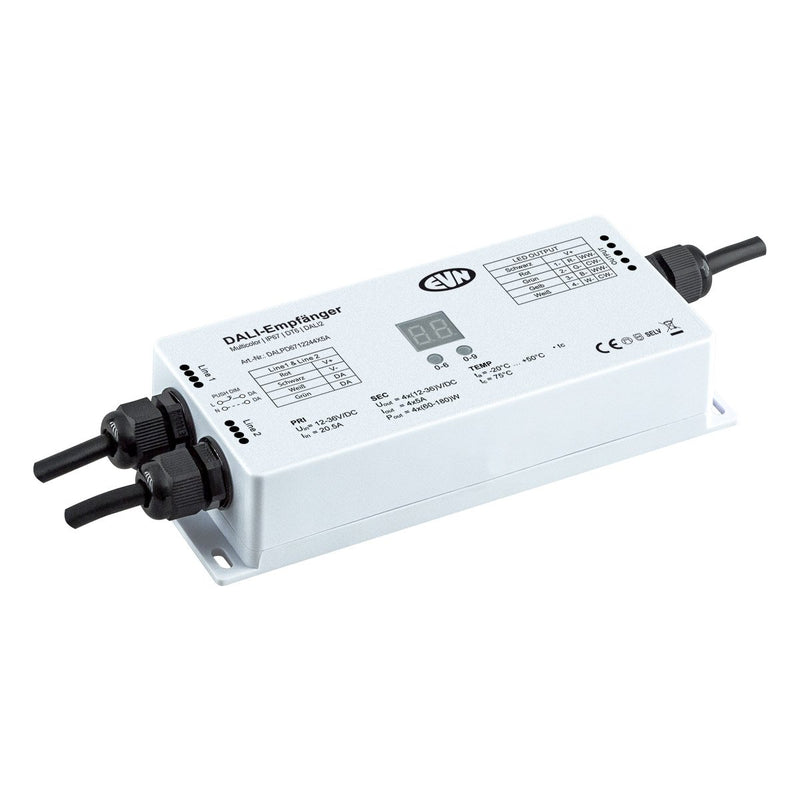EVN Lichttechnik - Steuergerät für Leuchten DALI-LED-Steuerung DALPD6712244X5A 12-36VDC 720W