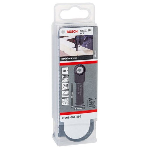 Bosch - Blatt für Oszillierer HCS Tauchsägeblatt MAIZ 32 2608664496 EPC Wood 80 x 32 mm