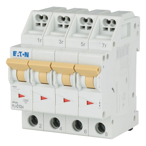 Eaton - Leitungsschutzschalter PLI-C13/4 C 13A, 4p Steckkl