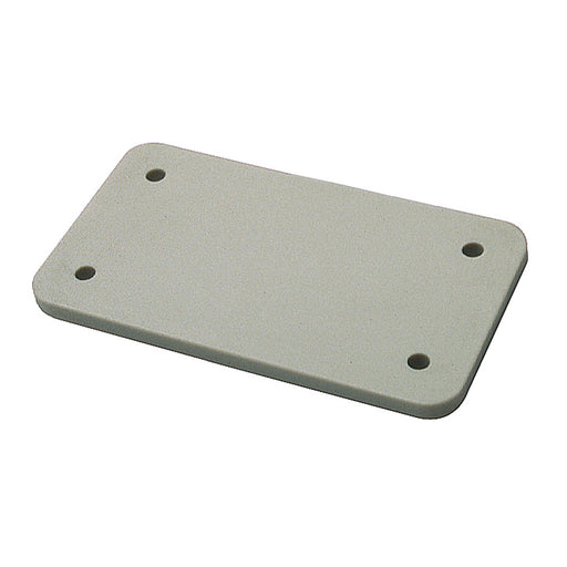 Walther Werke - Adapterplatte für Industriesteckverbinder Abdeckplatte B6 720638 f.Anbaugeh. kieselgr