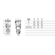 Bals Elektrotech - CEE-Kupplung (IEC 60309) CEE-Kupplung 310749