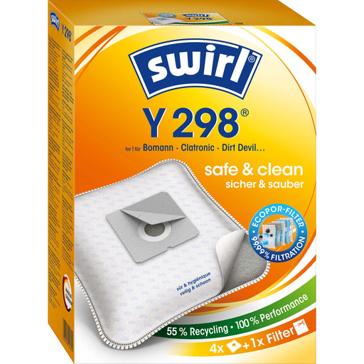 Swirl - Zubehör/Ersatzteile für Bodenpflege Staubbeutel Y 298(Y198)EcoPorVE4 für übrige Marken
